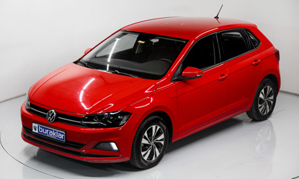 Kırmızı Volkswagen Polo Hatchback 1.0 TSI